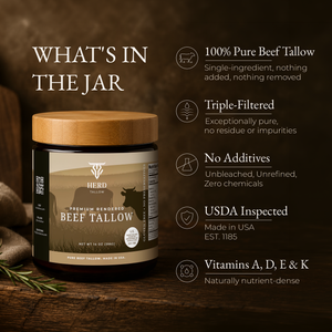 Pure Beef Tallow - 14oz