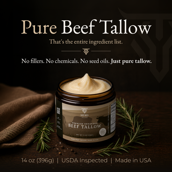 Pure Beef Tallow - 14oz