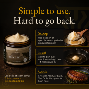 Pure Beef Tallow - 14oz