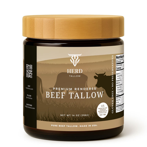 Pure Beef Tallow - 14oz