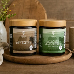 Grassfed Grassfinished 14oz + Pure Beef Tallow 14oz
