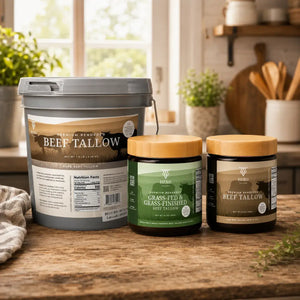 Complete Kitchen Bundle — Grass-Fed & Grass-Finished 14oz + Pure 14oz + 7.2lb Bucket
