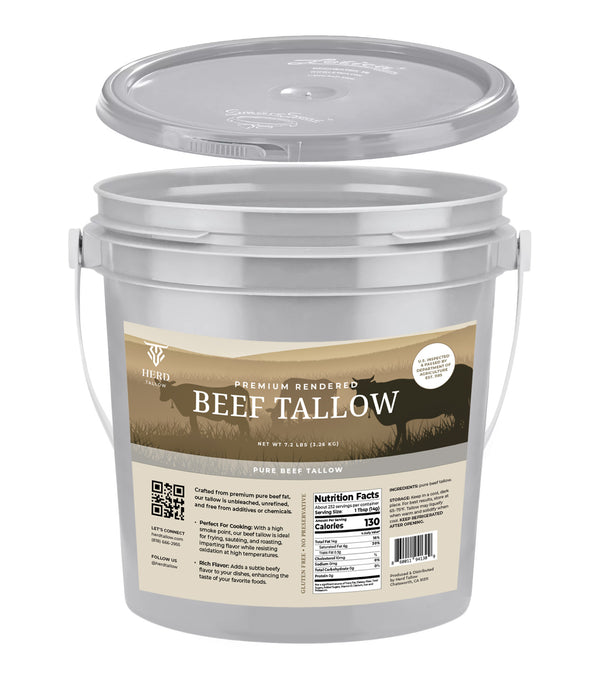 Grass-Fed Pure Beef Tallow 8lbs