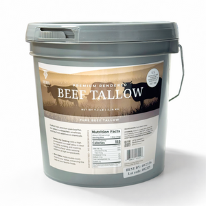 Premium Rendered Pure Beef Tallow 7.2lbs